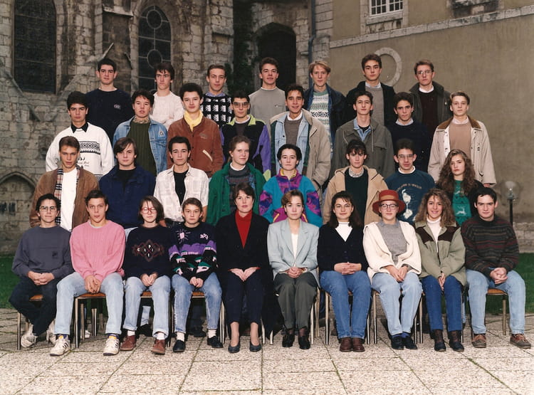 Photo de classe TC1 de 1992, Lycée Marceau Copains d'avant