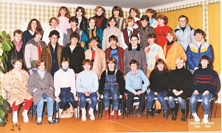 Photo de classe Seconde 6 de 1983, Lycée Michel Anguier - Copains d'avant