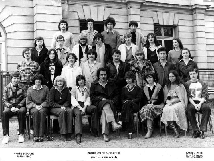 Photo de classe Sacre coeur de 1980, Lycée Du Sacré Coeur Saint Maur Des Fossés Copains d'avant