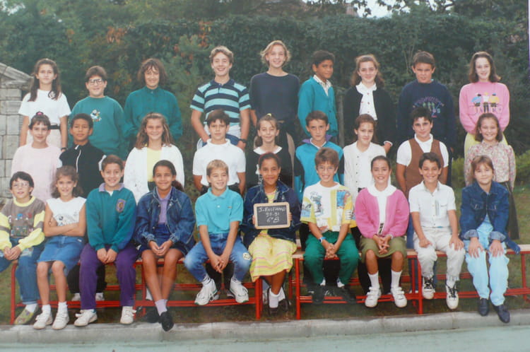 Photo de classe Année 1990-1991 6e B de 1990, Collège Jean Rostand ...