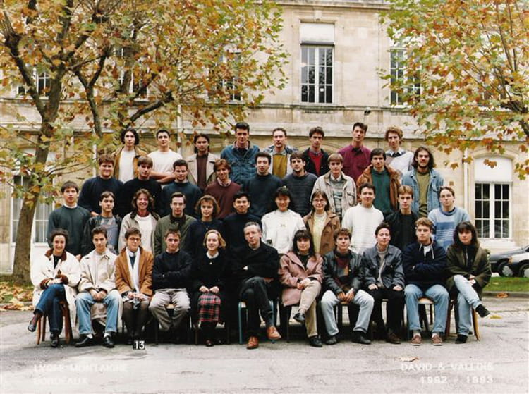 Photo de classe Math Spé XP1 de 1993, Lycée Michel Montaigne - Copains ...