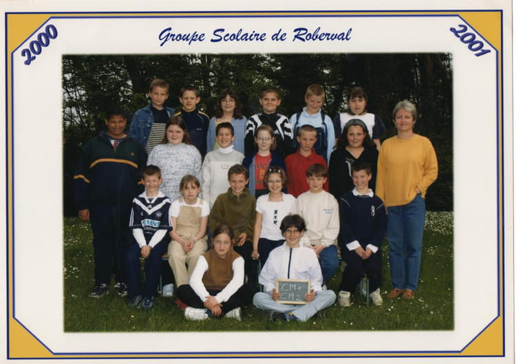 Photo de classe CM1 CM2 de 2000, Ecole Primaire (Roberval) - Copains d ...