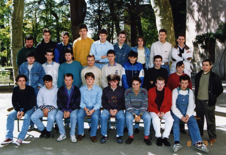 Photo de classe BTS Electronique de 1991, Lycée Technique Privé Saint ...