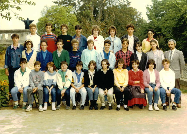 Photo de classe 3e1 de 1986, Collège Saintemarthesaintfront