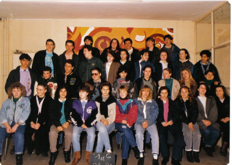 Photo de classe ,,,, de 1988, Lycée Maine De Biran Copains d'avant