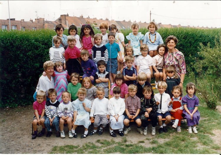 Photo de classe Mme Vandevelde 1989 de 1989, Ecole Sainte Marie