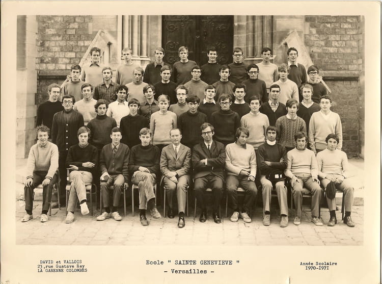 Photo de classe Sup 5 de 1970, Ecole Saintegenevieve (Prepa) Copains