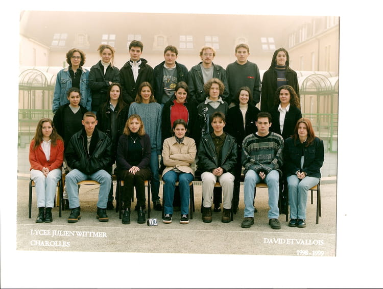 Photo de classe Terminale stt gestion de 1998, LEGTPJULIEN WITTMER ...