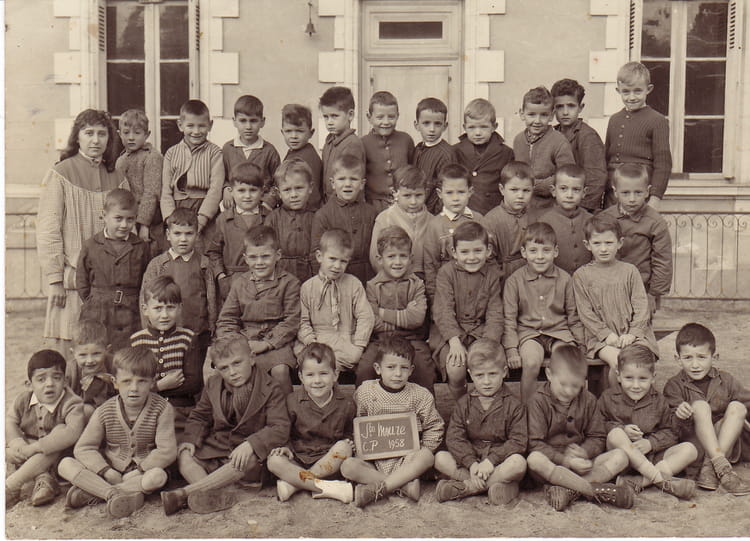 Photo de classe ??? de 1958, Ecole Le Couvent (Sainte Maure De Touraine