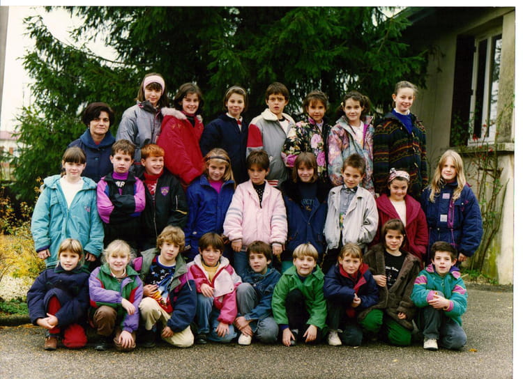 Photo de classe Ecole primaire de Vandeins de 1993, Ecole Primaire