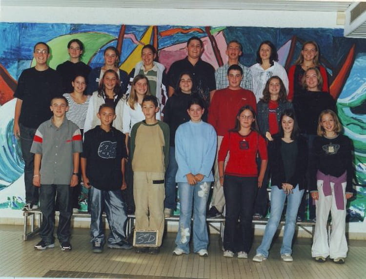 Photo de classe 3eme D de 2002, Collège Fernand Lagrange Copains d'avant