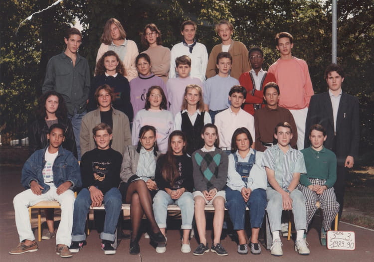 Photo de classe 89-90 - 3EME 3 de 1990, Collège Du Cèdre - Copains d'avant