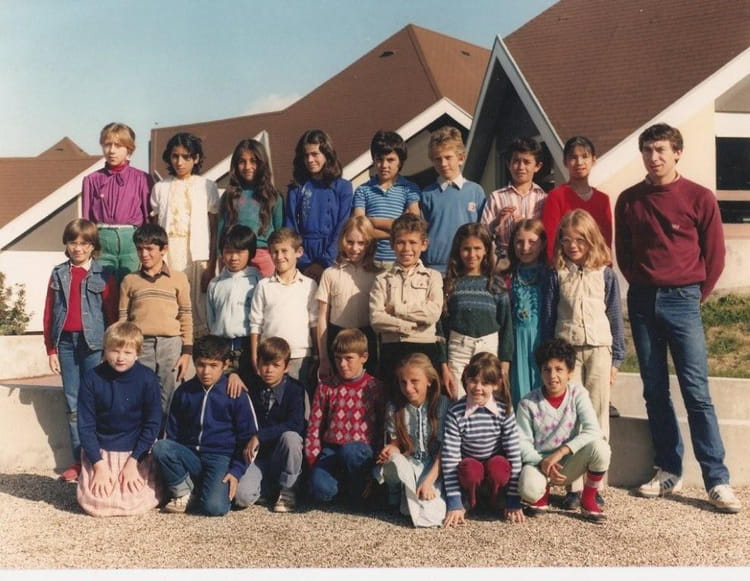 Photo de classe CM de 1985, Ecole Le (Arbent) Copains d'avant