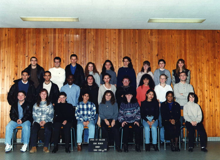 Photo de classe BTS CG1 de 1995, Lycée Jean Renoir - Copains d'avant
