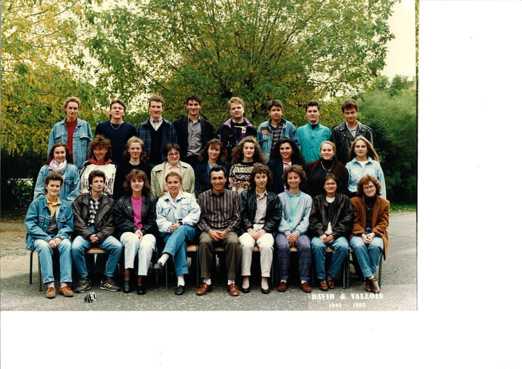Photo de classe BTS COMPTA 2EME ANNEE de 1992, Lycée Simone Weil ...