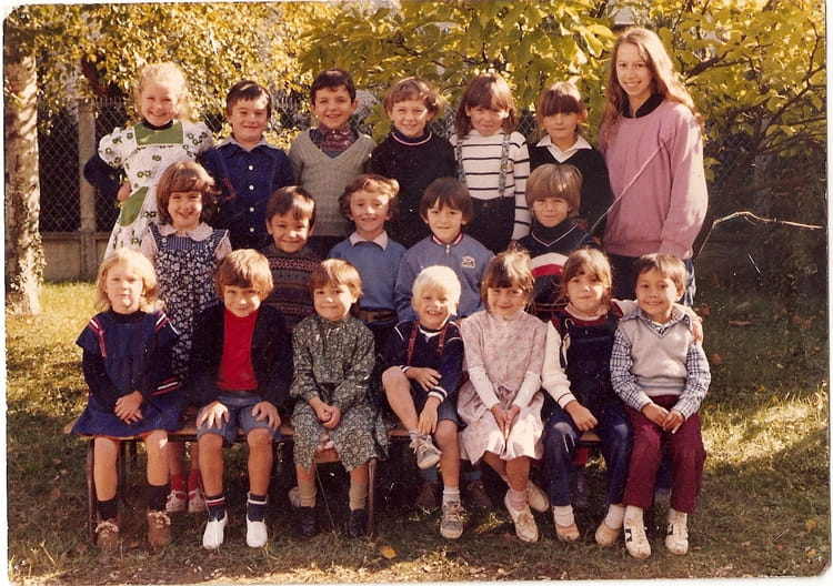 Photo de classe Grande section maternelle ou CP de 1982, ECOLE SAINT ...