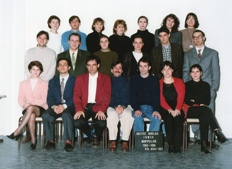 Photo de classe BTS Action CO 2ème année institut rabelais Montpellier ...
