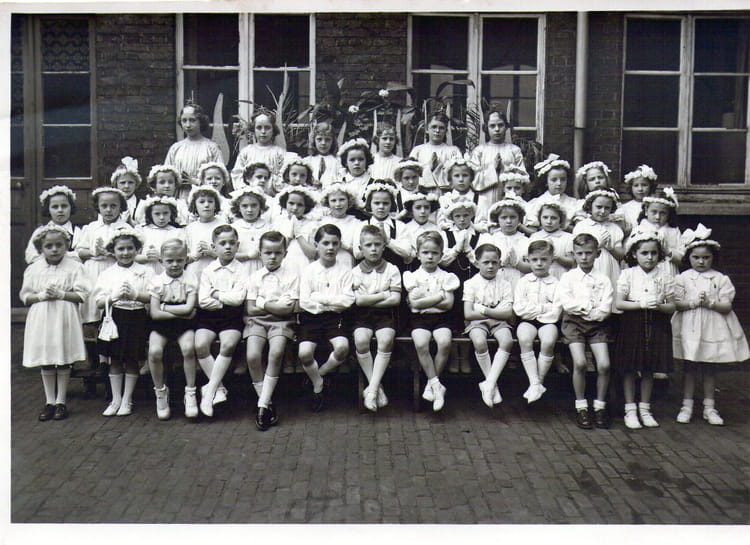 Photo de classe 1948 ou 1949 ? de 1949, ECOLE SAINTE MARGUERITE MARIE