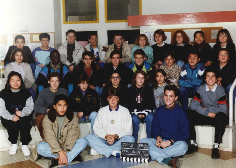 Photo de classe 2nde 10 de 1991, Lycée Jean Moulin - Copains d'avant