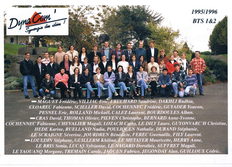 Photo de classe BTS FORCE DE VENTE de 1996, Paul Sérussier - Copains d ...