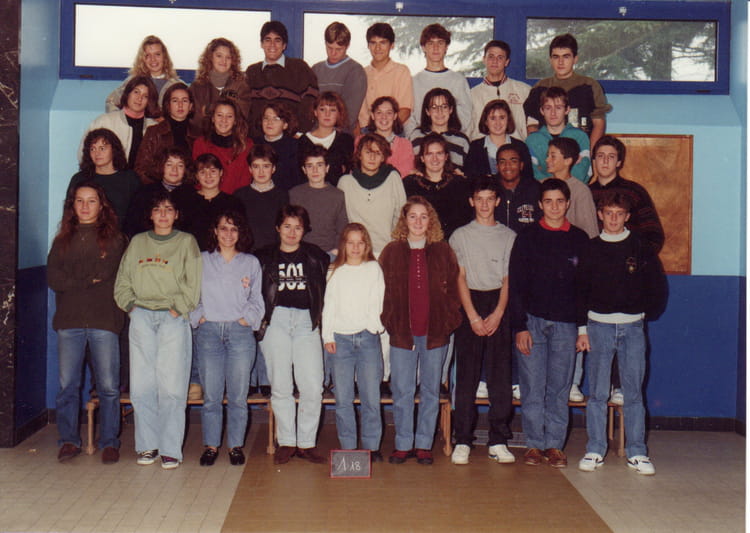 Photo de classe 1ere18 de 1991, Lycée René Cassin - Copains d'avant