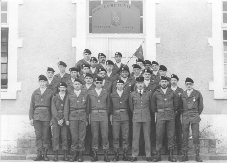 Photo de classe 4 COMPAGNIE de 1984, 54 Regiment De Transmissions Copains d