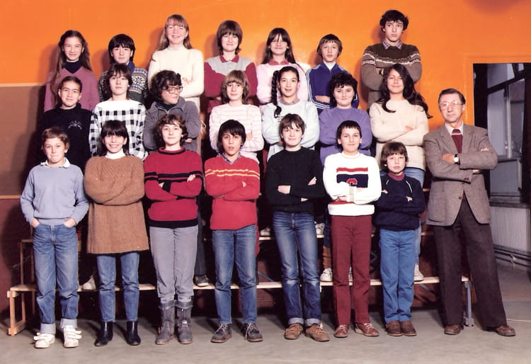 Photo de classe 4ème collège Jean Macé de 1982, Jean Macé Copains d