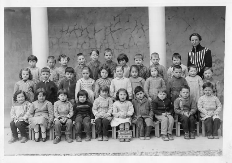 Photo de classe Maternelle de 1955, Ecole Marcel Lefevre (Les Andelys