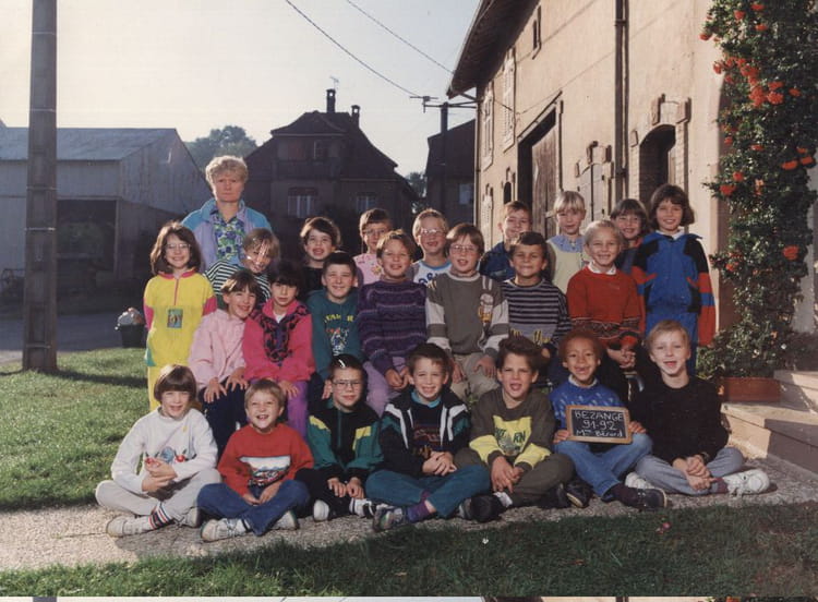 Photo de classe Bezange la grande de 1991, Ecole De La Grand Rue