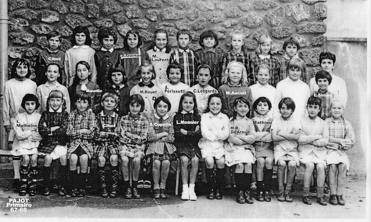 Photo De Classe CE1 De 1967 ECOLE EMILE PAJOT Copains D avant photo-de-classe-ce1-de-1967-ecole-emile-pajot-copains-d-avant