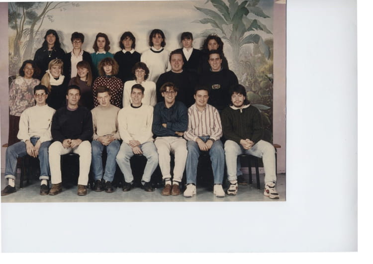 Photo de classe BTS 1ère année 1991 1992 de 1991, BTS - Copains d'avant