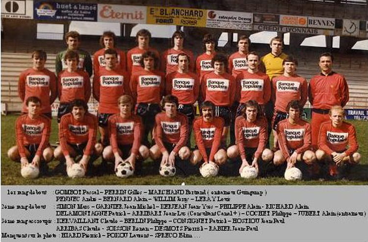 Photo de classe Saison 1977/1978 de 1977, STADE RENNAIS FC Copains d