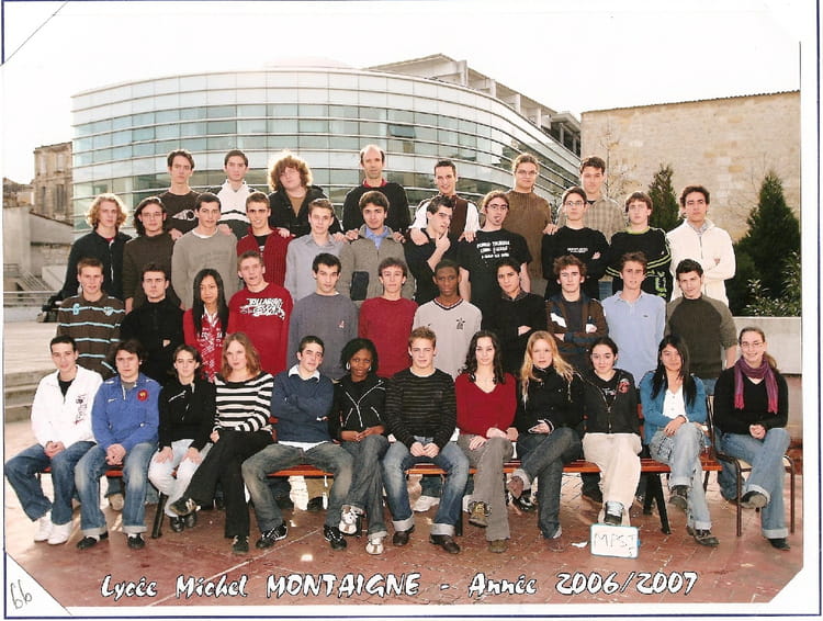 Photo de classe MPSI3 (2006/2007) de 2007, Lycée Michel Montaigne
