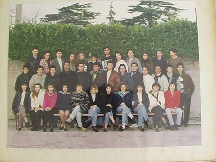 Photo de classe BTS action commerciale 1ère année de 1991, Lycée Saint ...