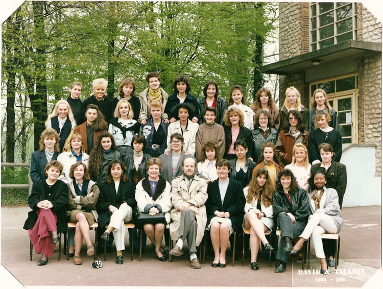 Photo de classe BTS BS 1 (1990-1991) de 1990, Lycée Jean-baptiste Corot ...