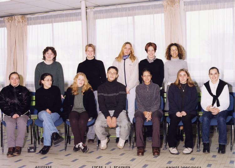 Photo de classe Tle STT ACA de 2001, Lycée Fourier - Copains d'avant