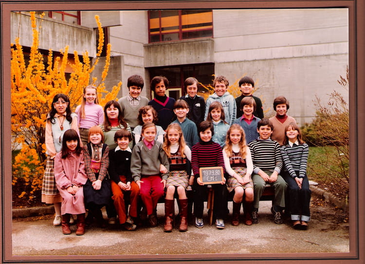 Photo de classe Ecole PaulBert Année 1979/1980 de 1979, ECOLE PAUL