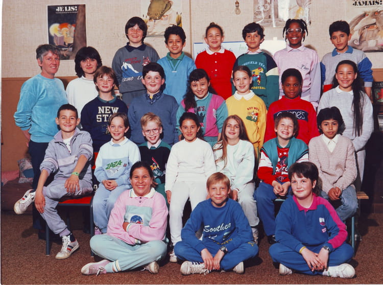 Photo de classe CM1A de 1987, ECOLE LES Copains d'avant