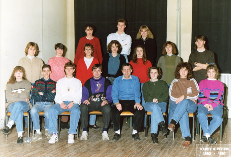Photo de classe BTS AB 1ère année 1990 1991 de 1991, BTS LIBERGIER ...
