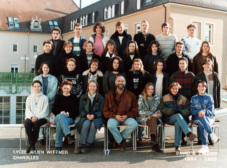 Photo de classe Terminale L de 1995, Lycée Julien Wittmer - Copains d'avant