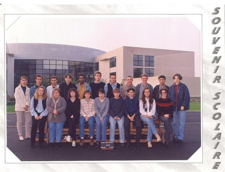 Photo de classe Terminale STT de 1995, Lycée Jean Macé - Copains d'avant
