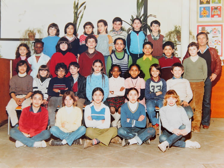 Photo de classe CM2 Ecole Anatole France Saint Denis de 1981, ECOLE