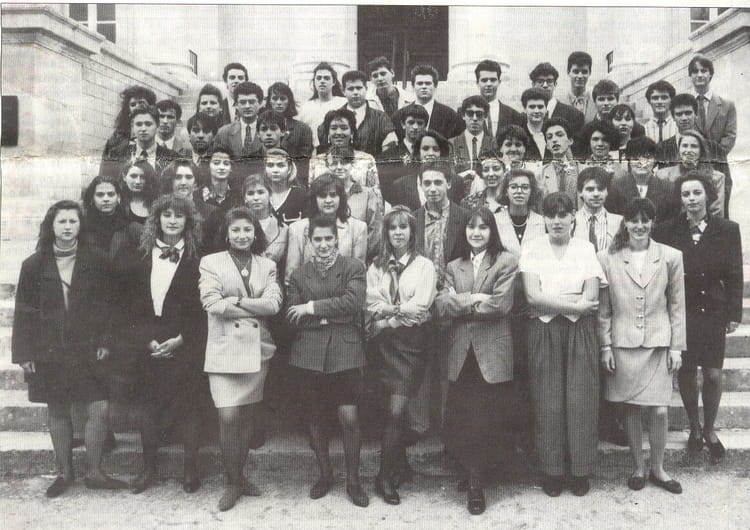 Photo de classe Bts force de vente 1ere et 2eme années de 1991, Bts ...