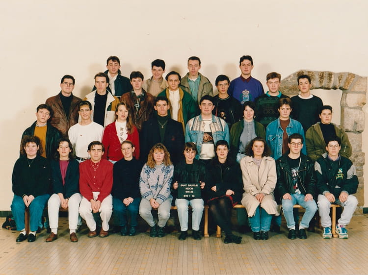 Photo de classe BTS 1 - Informatique de Gestion de 1991, Lycée Saint ...