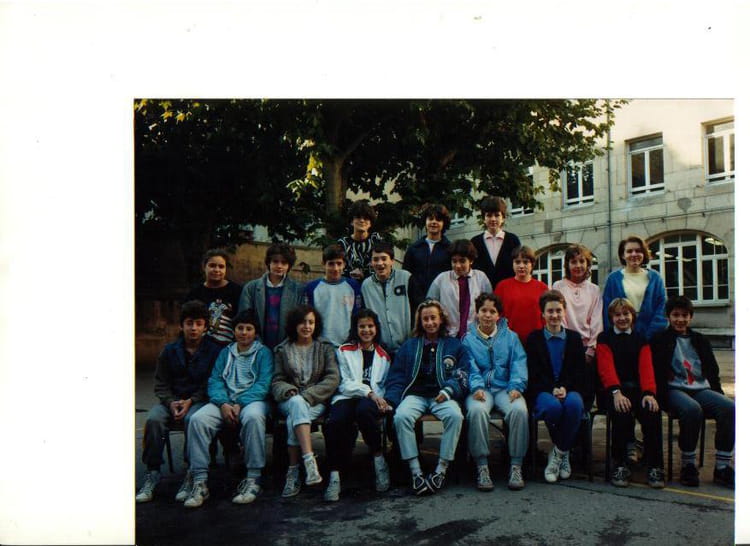 Photo de classe 4e5 de 1986, Collège Claude Fauriel Copains d'avant
