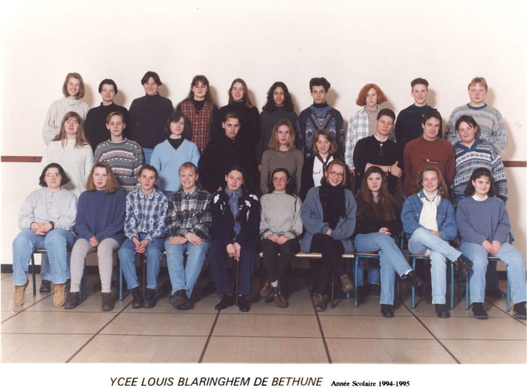 Photo de classe 2nde de 1994, Lycée Louis Blaringhem Copains d'avant