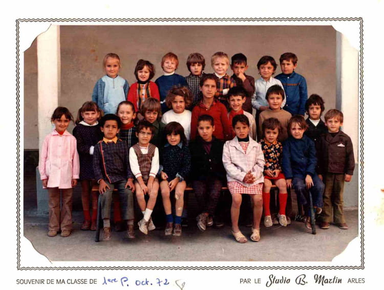 Photo de classe Mr Fabregue 1er P de 1972, ROGER DELAGNES Copains d'avant