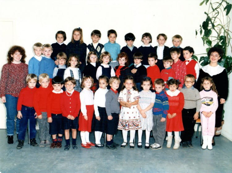 Photo de classe école Sainte Marie mérignac de 1987, ECOLE SAINTE MARIE