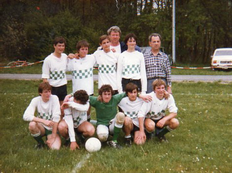 Carte Postale AS Saint-Etienne / Geoffroy Gichard 1984