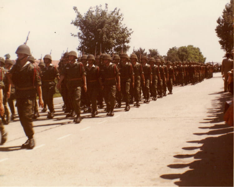 Durée Du Service Militaire En 1969 Photo de classe Défilé du régiment à landau de 1969, Landau En